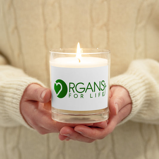 Organs For Life - Glass jar soy wax candle